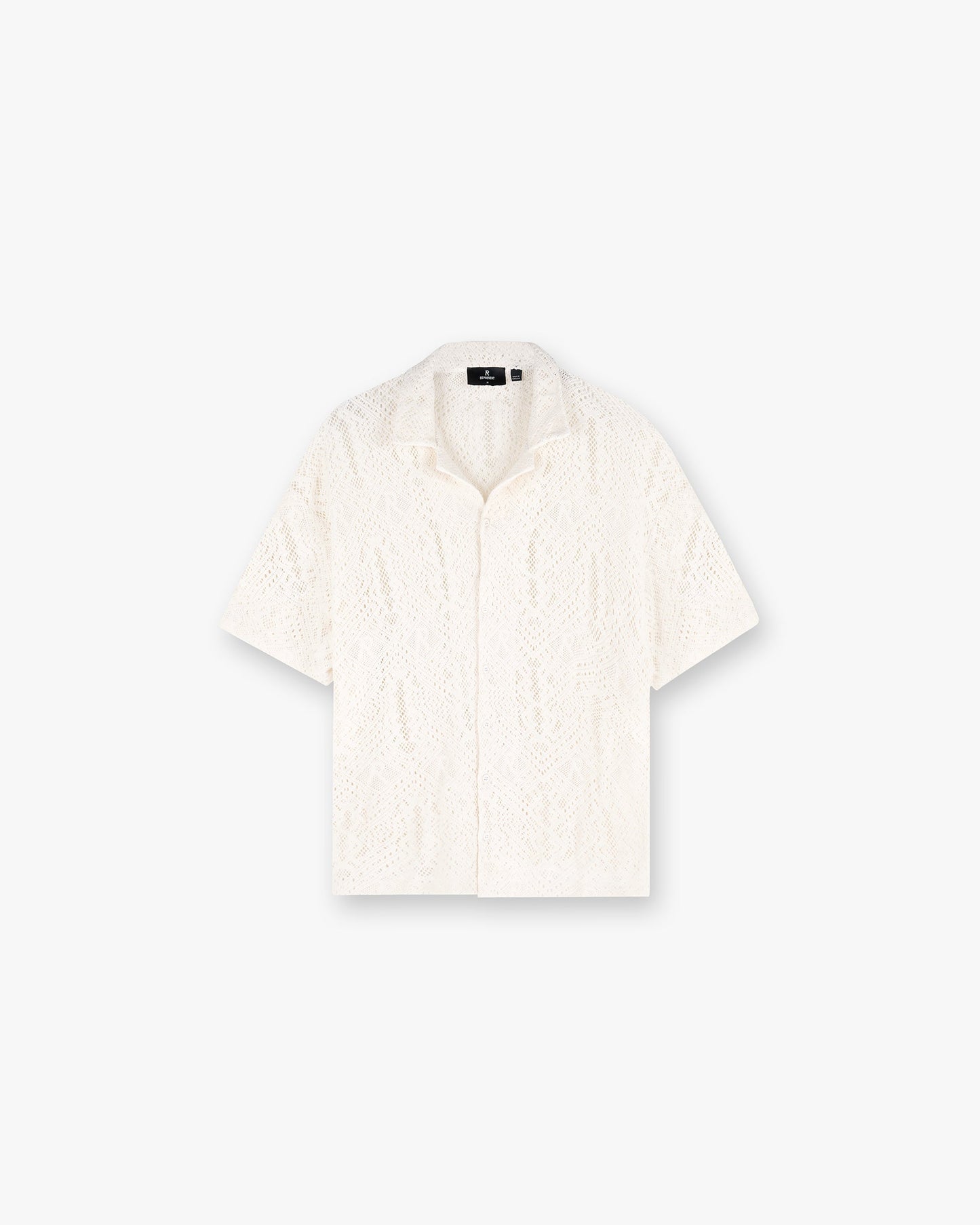 All Over Crochet Shirt - Off White