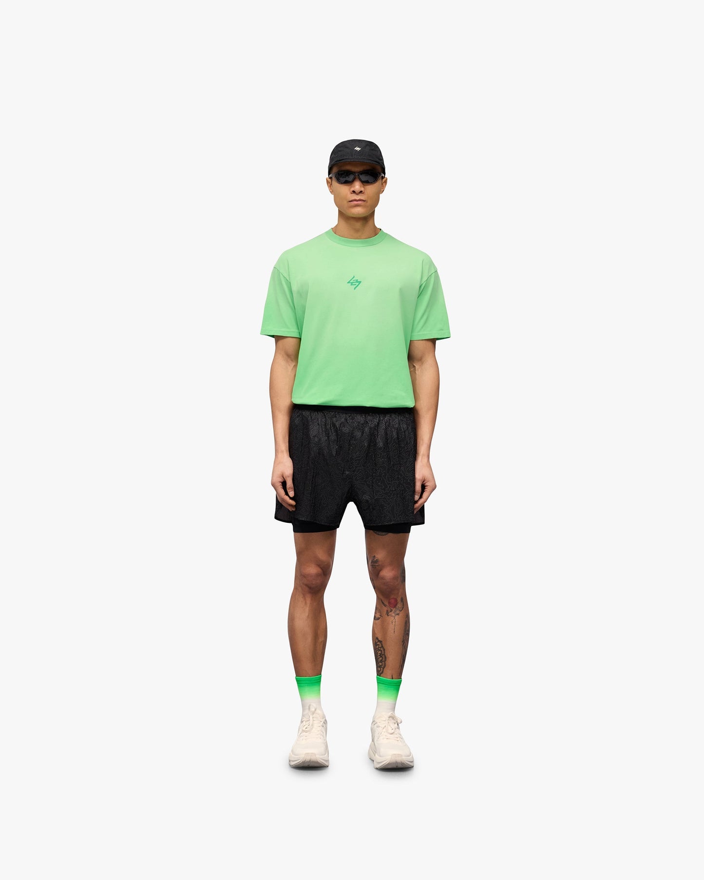 247 Contour 2-In-1 Run Shorts - Black