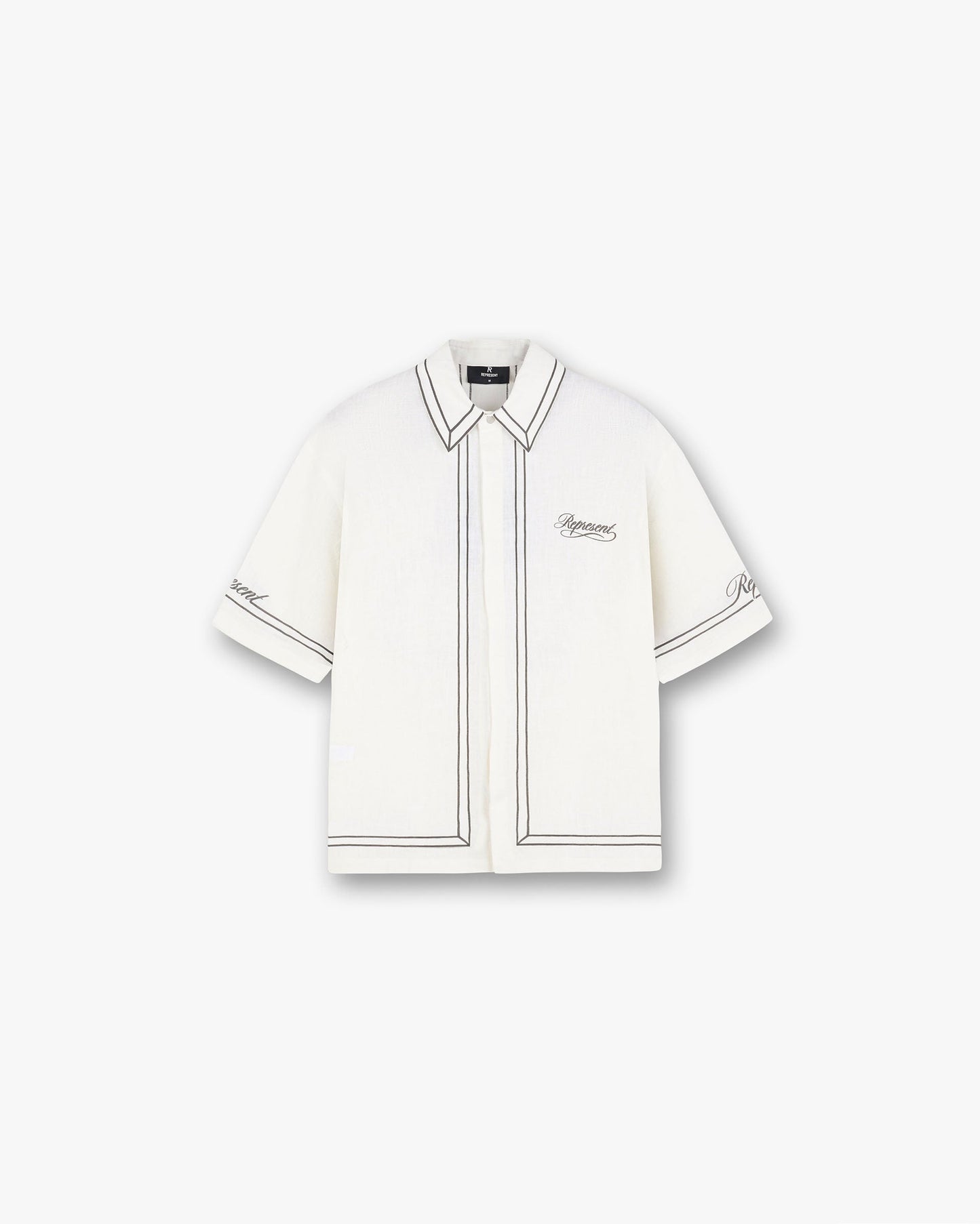 Border Shirt - Whisper White