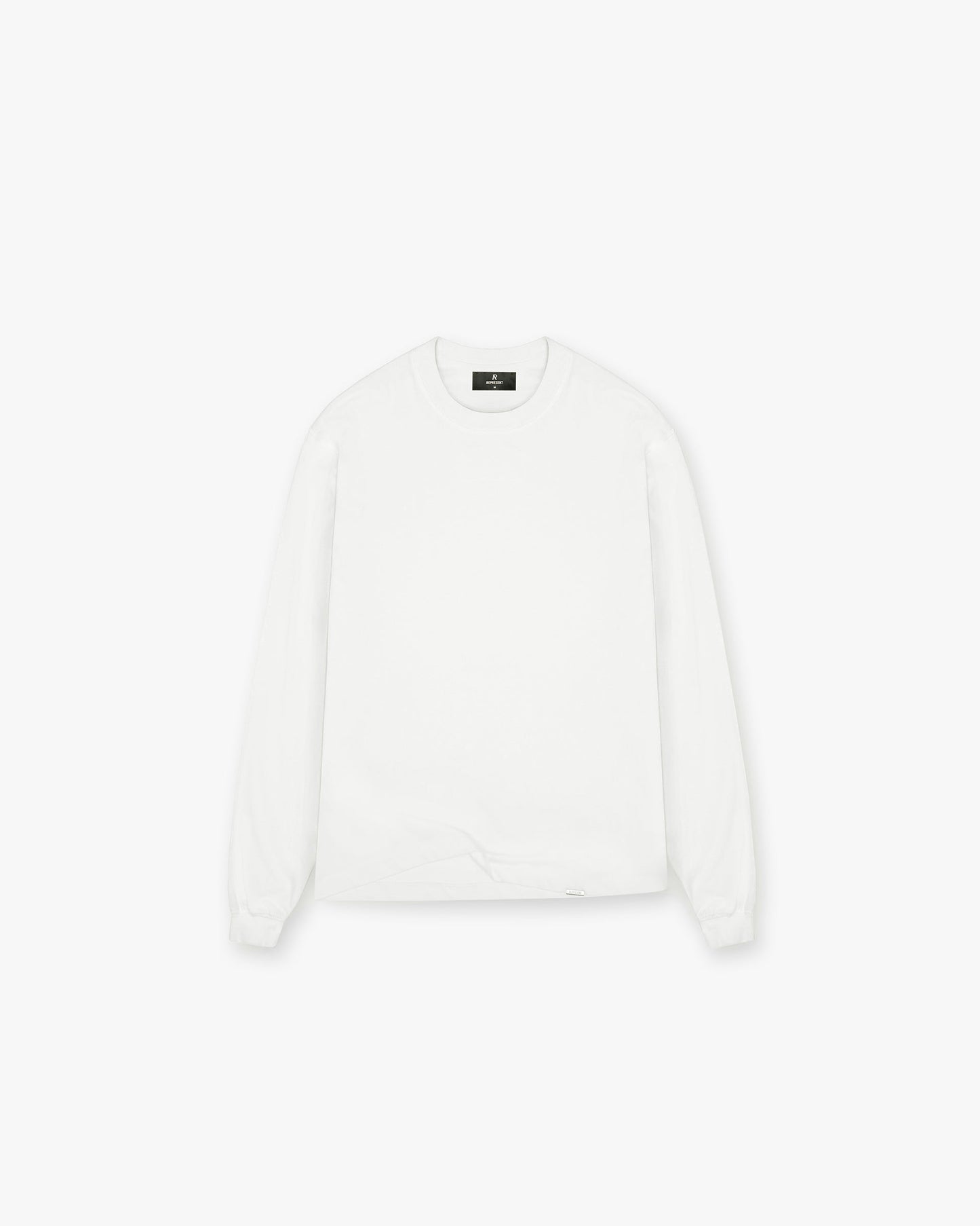 Initial Long Sleeve T-Shirt - Flat White
