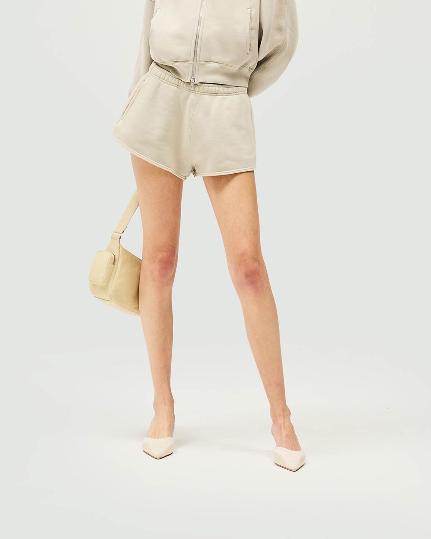 Initial Washed Shorts - Storm