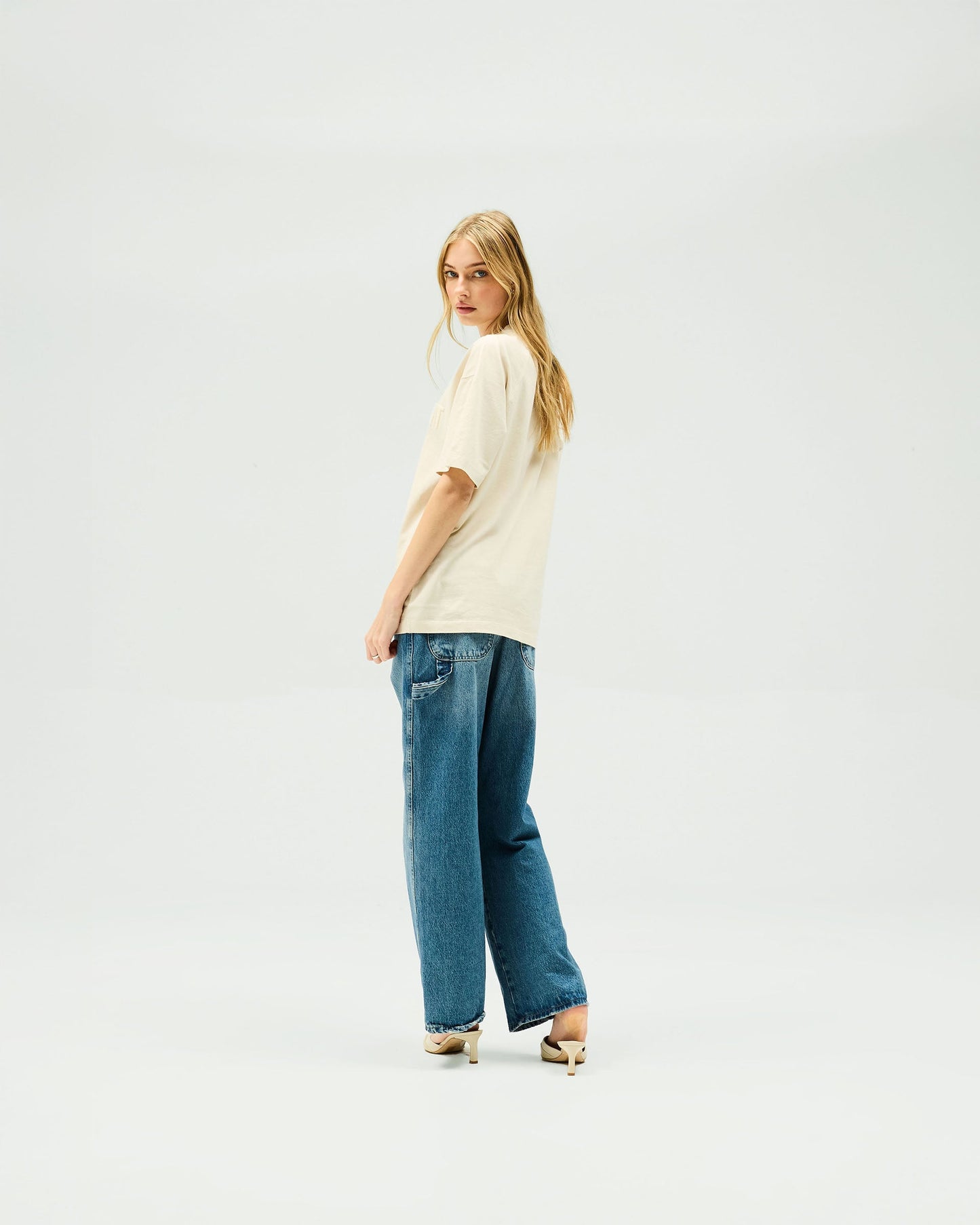 Owners Club Boyfriend T-Shirt - Oat Milk