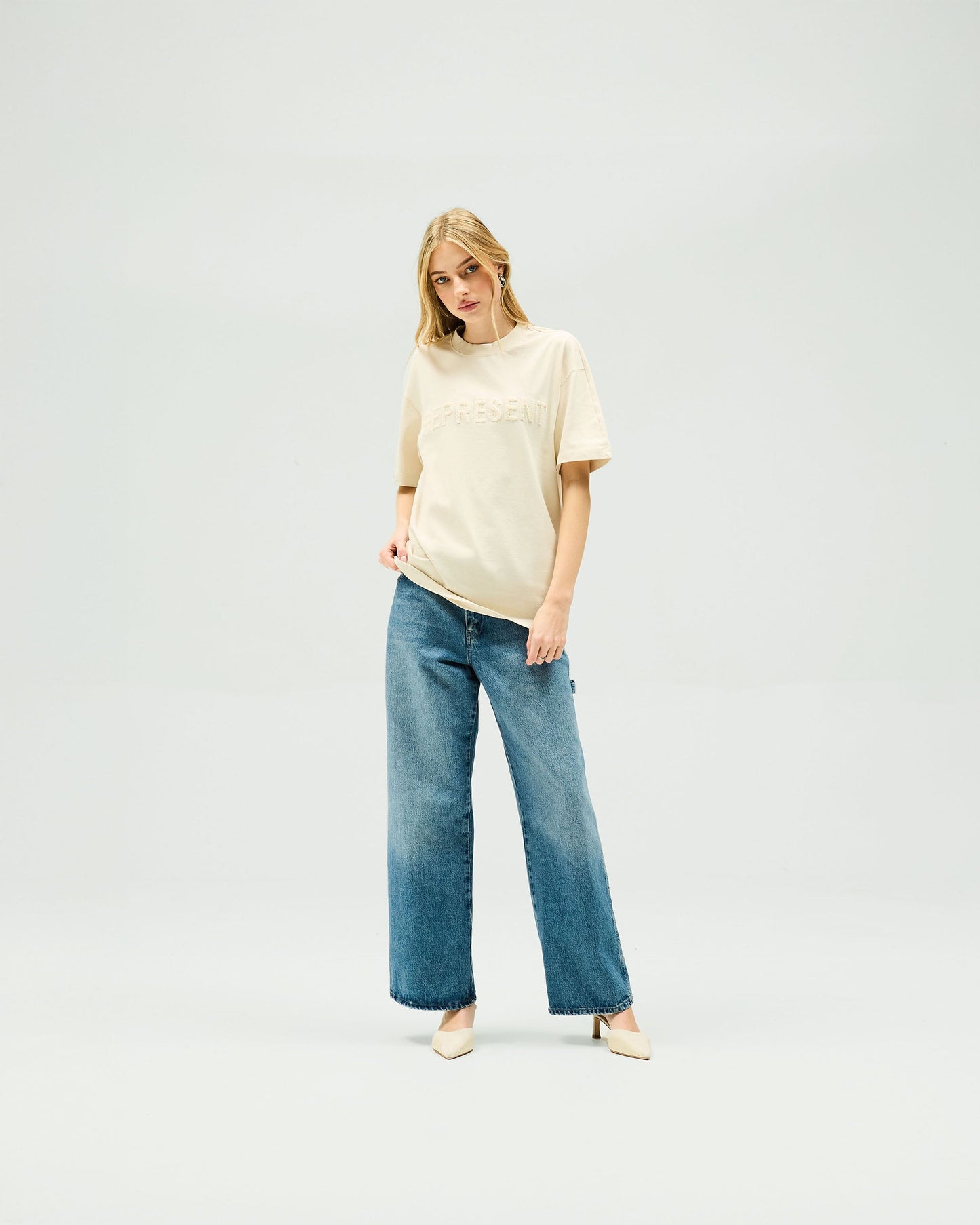 Owners Club Boyfriend T-Shirt - Oat Milk