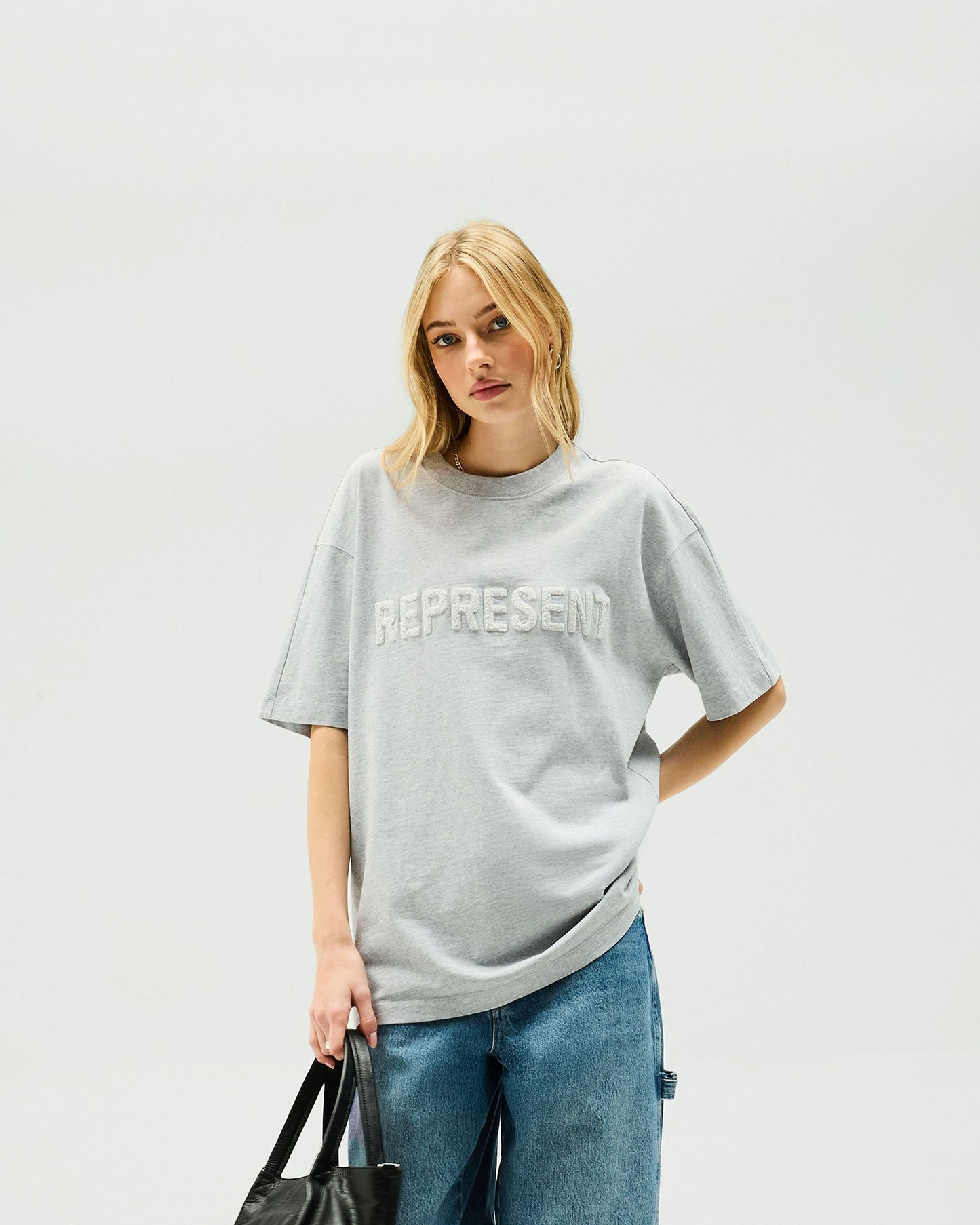 Owners Club Boyfriend T-Shirt - Grey Marl