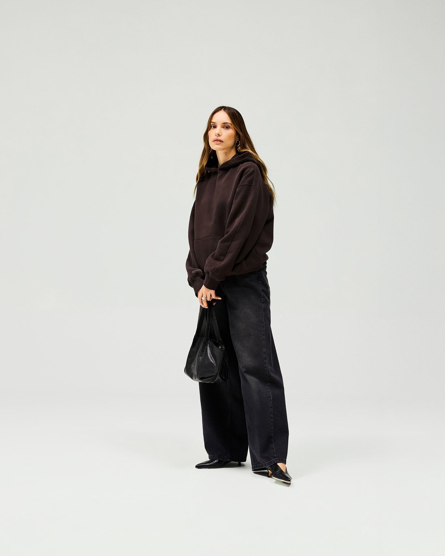 Owners Club Boyfriend Hoodie - Black Coffee