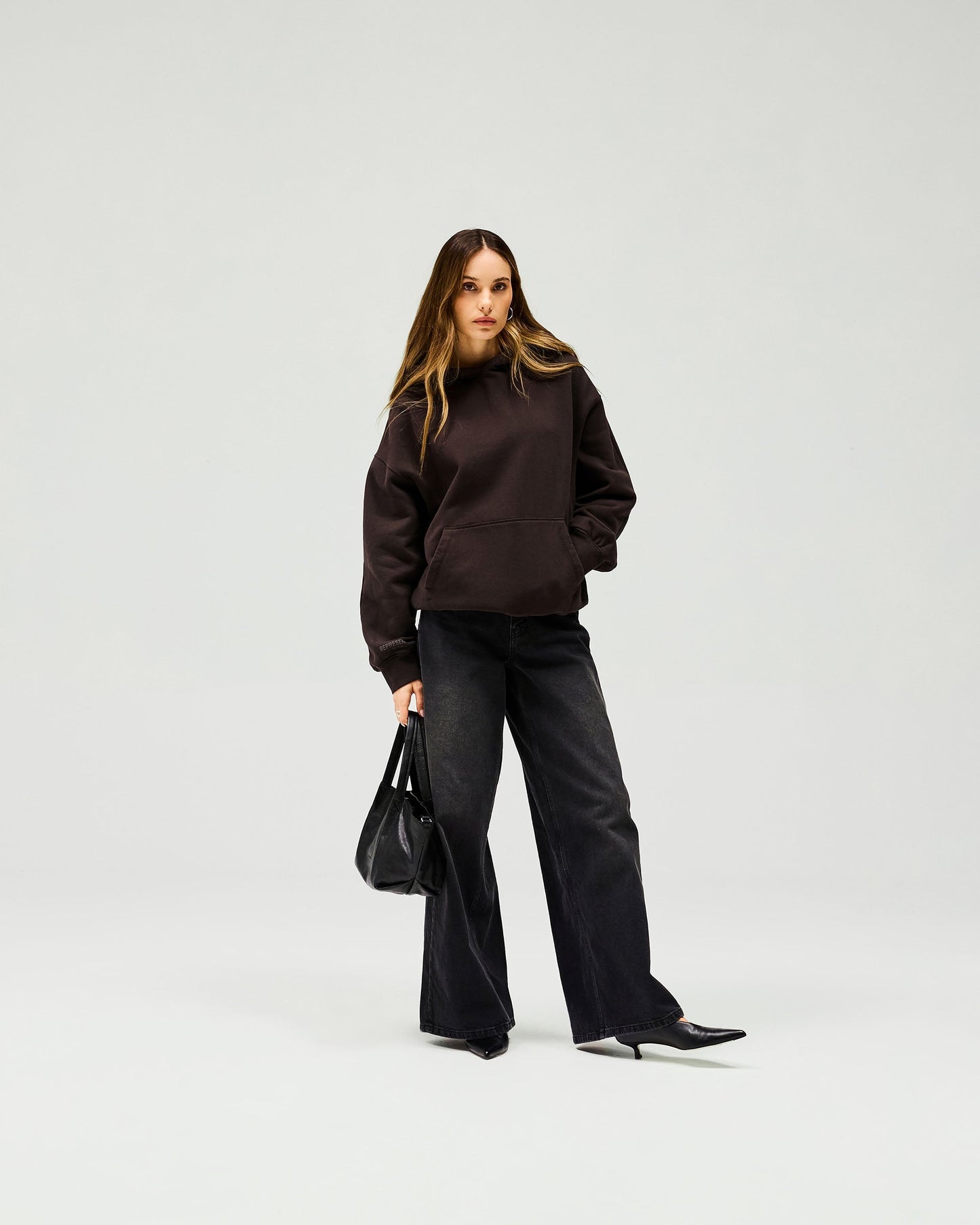 Owners Club Boyfriend Hoodie - Black Coffee