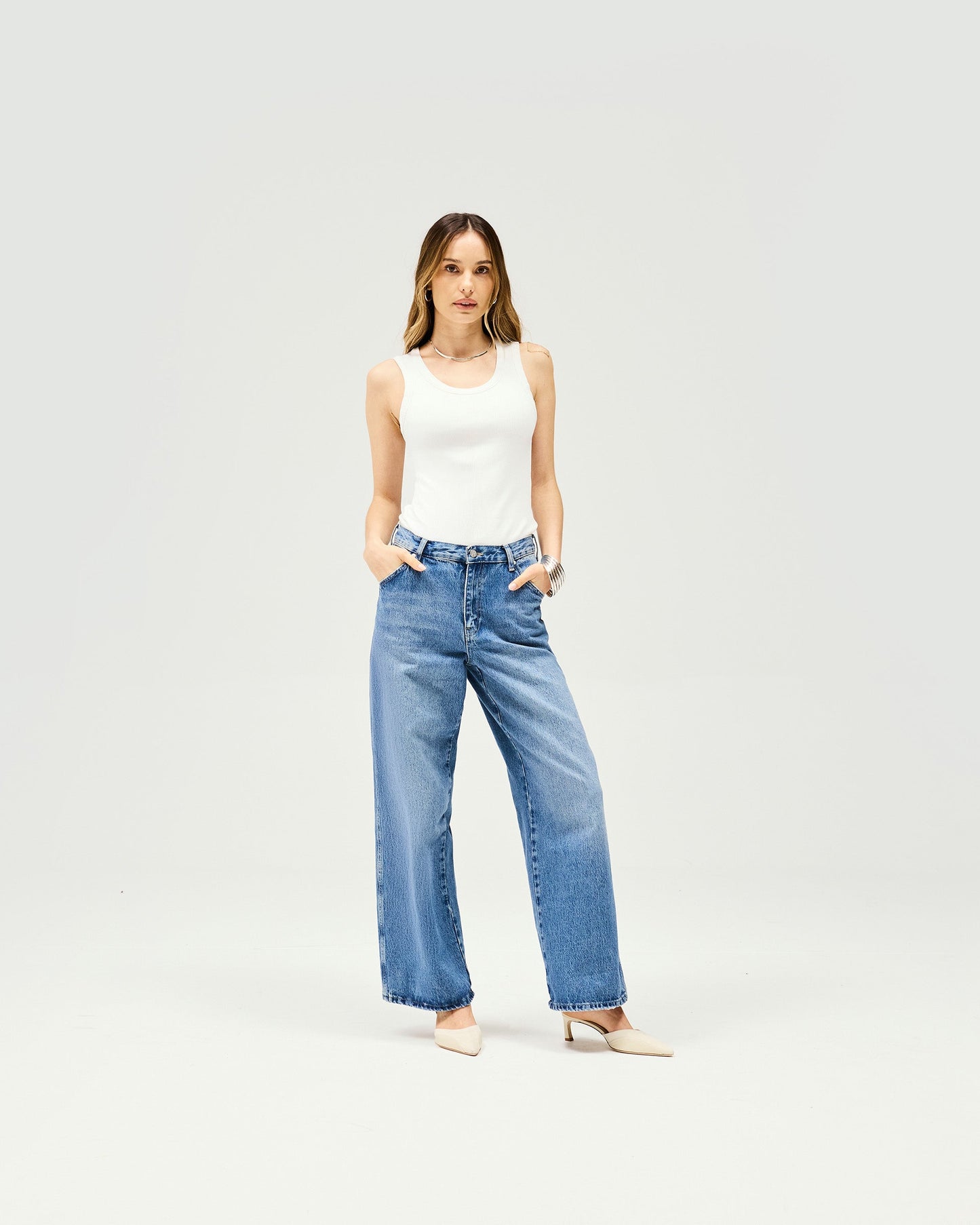 Skater Jean - Washed Blue