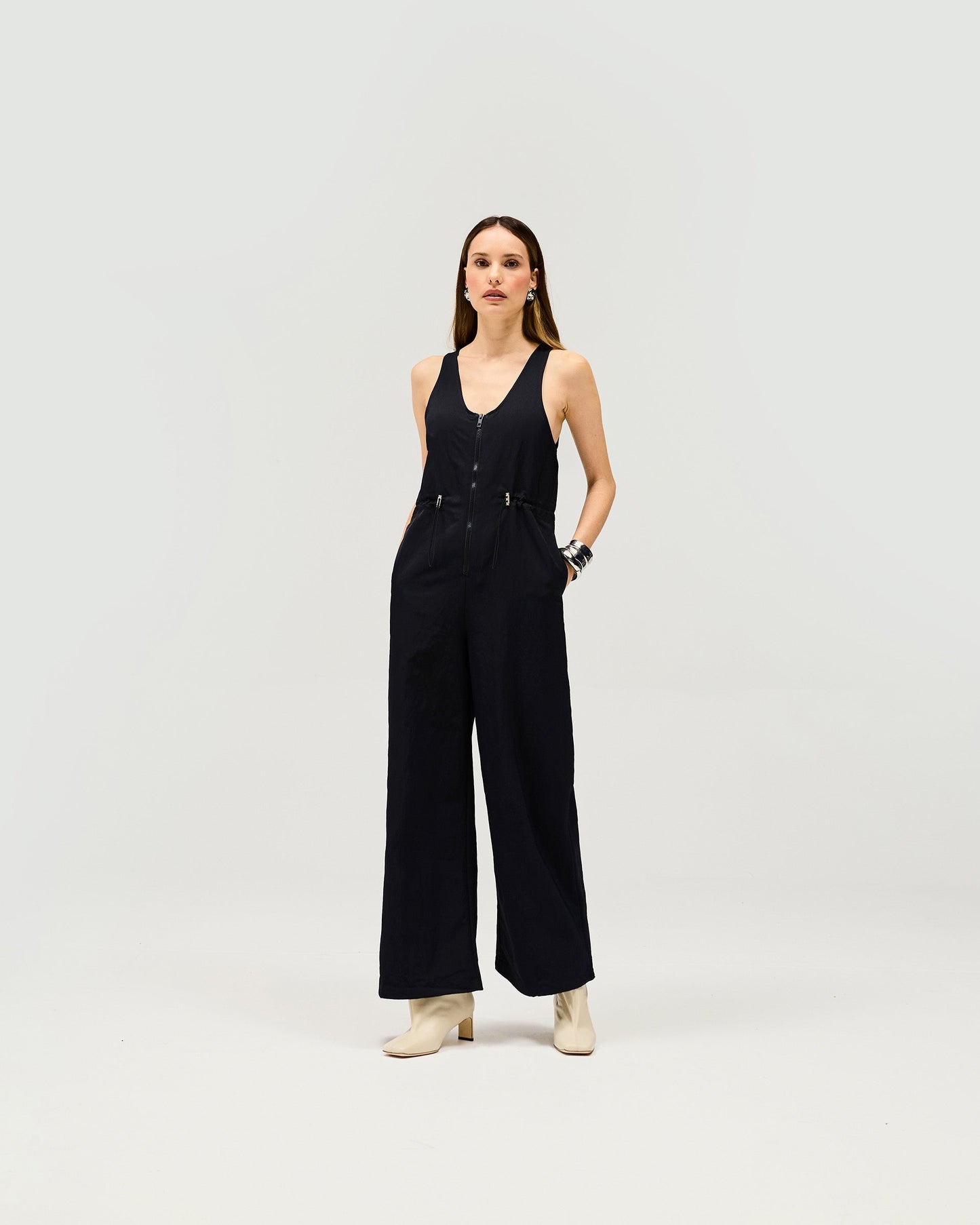 Subway Jumpsuit - Jet Black