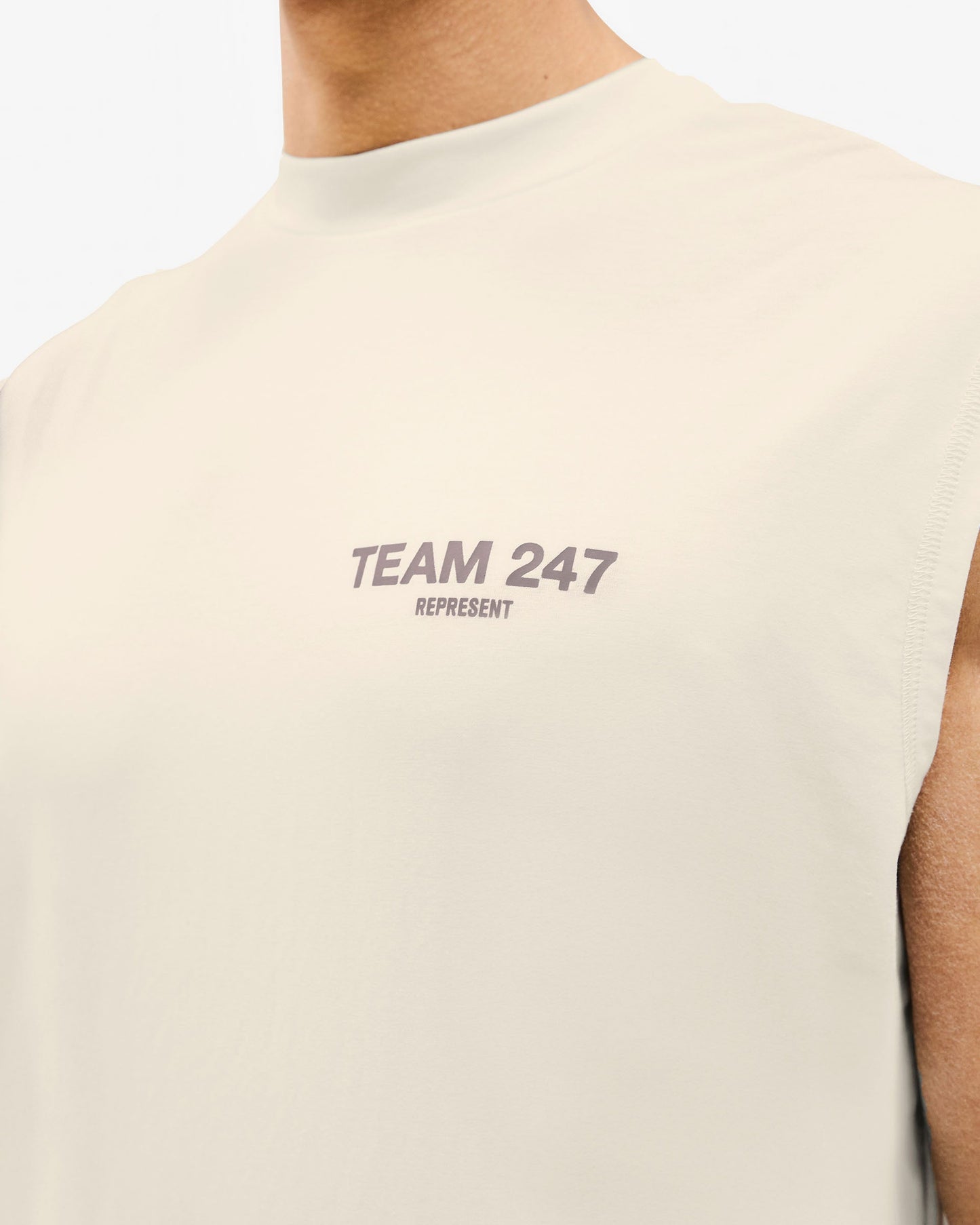 Team 247 Oversized Tank - Cream