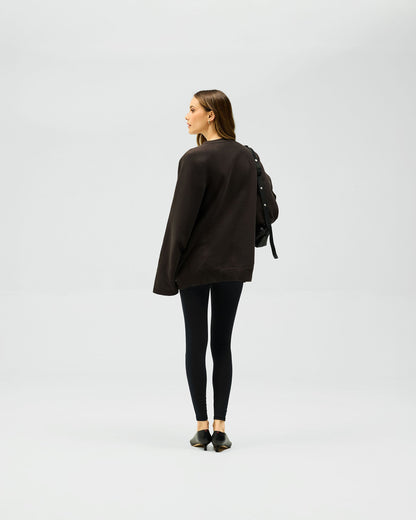 Owners Club Relaxed Sweater - Black Coffee