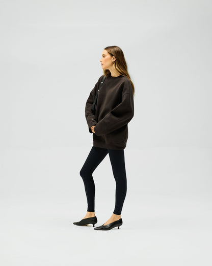 Owners Club Relaxed Sweater - Black Coffee