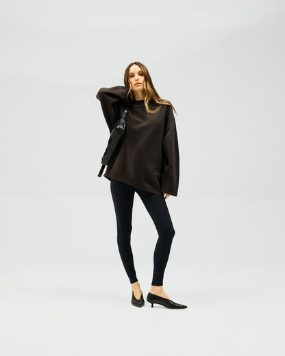 Owners Club Relaxed Sweater - Black Coffee