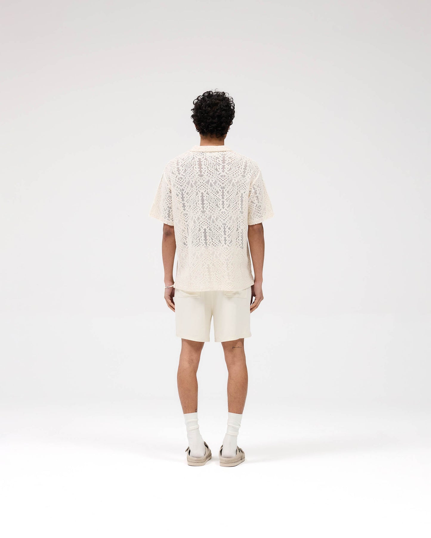 All Over Crochet Shirt - Off White