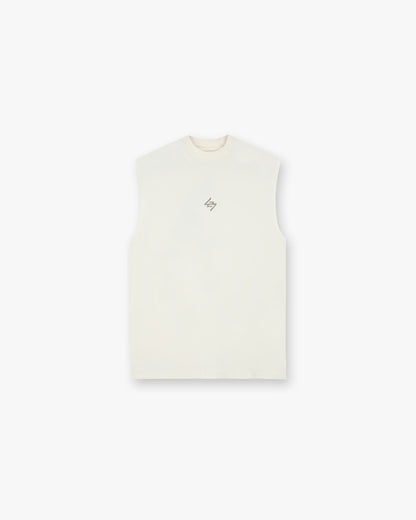 247 Motion Oversized Tank - Flat White