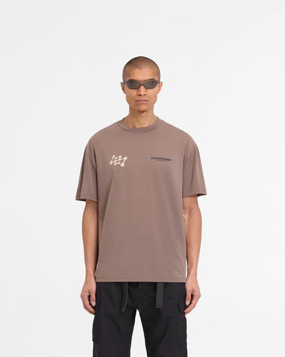 247 Future Terrains Oversized T-Shirt - Umber
