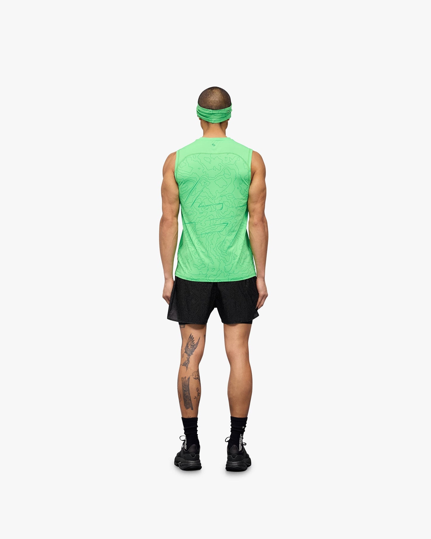 247 Contour Run Tank - Speed Green