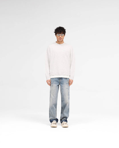 Marled Knit Jumper - Ice Grey Marl