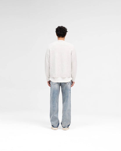 Marled Knit Jumper - Ice Grey Marl
