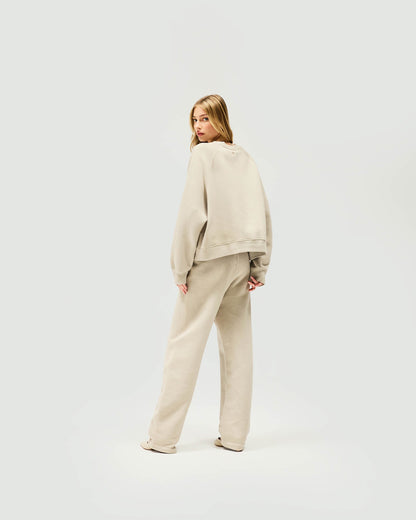 Initial V Notch Sweater - Storm