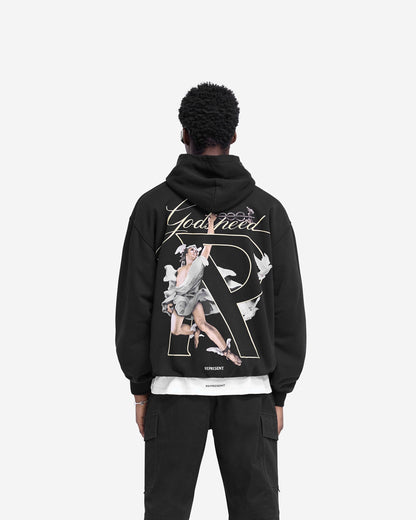 Hermes Hoodie - Jet Black