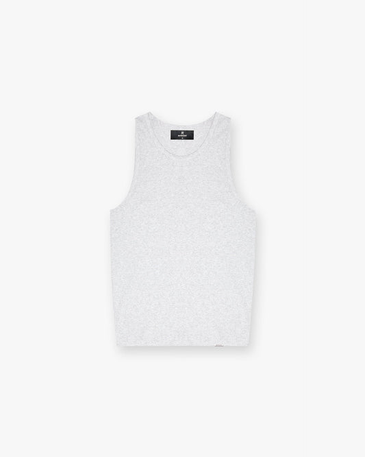 Initial Rib Vest - Ice Grey Marl
