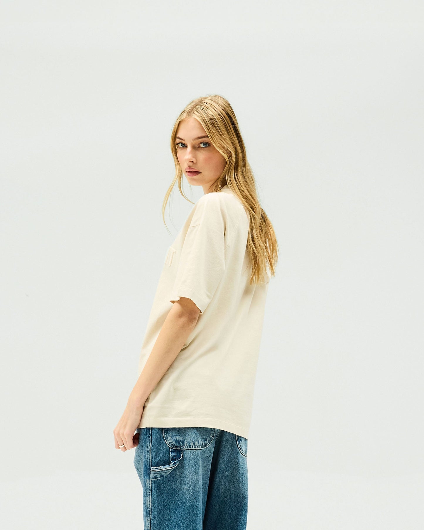 Owners Club Boyfriend T-Shirt - Oat Milk