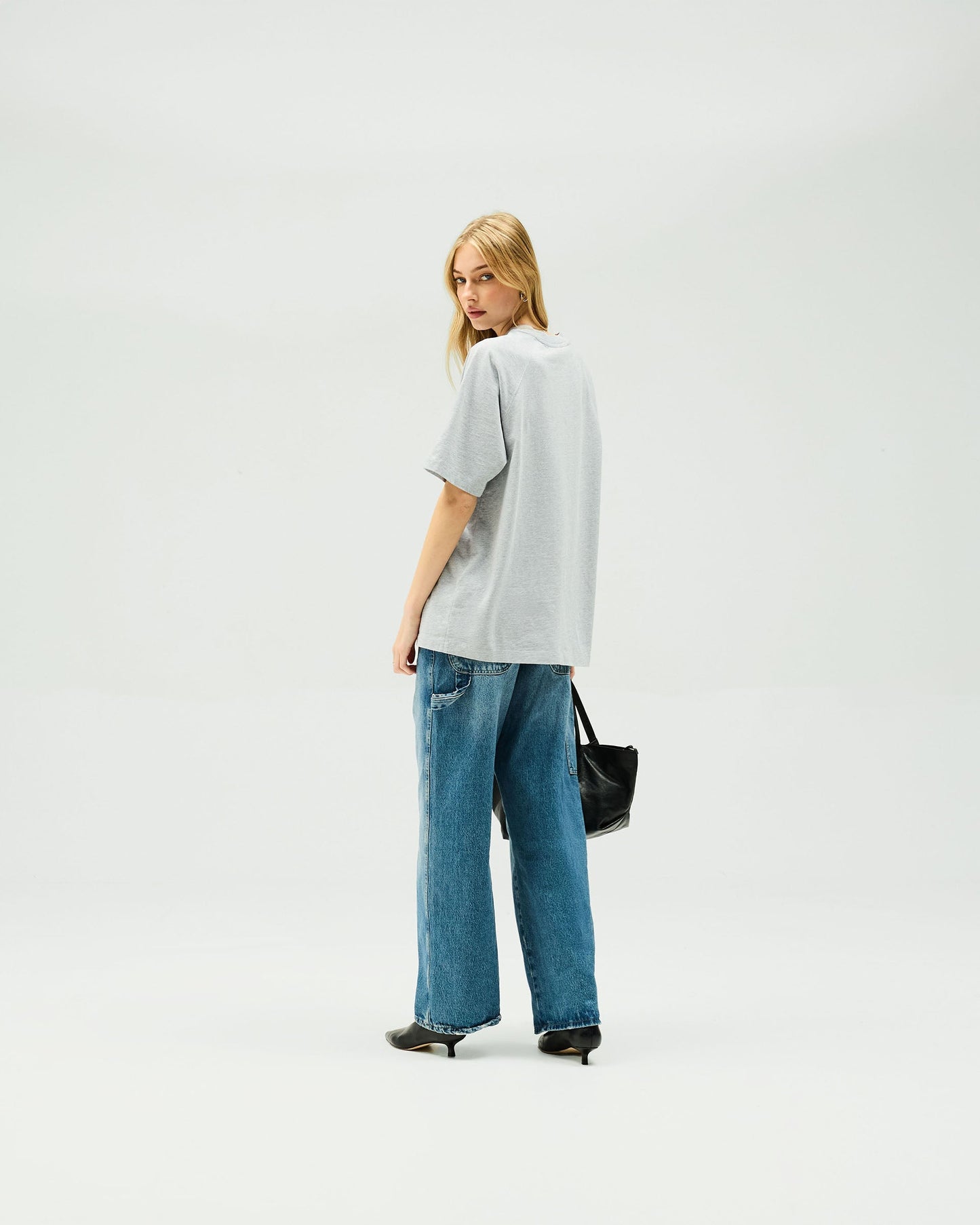 Owners Club Boyfriend T-Shirt - Grey Marl
