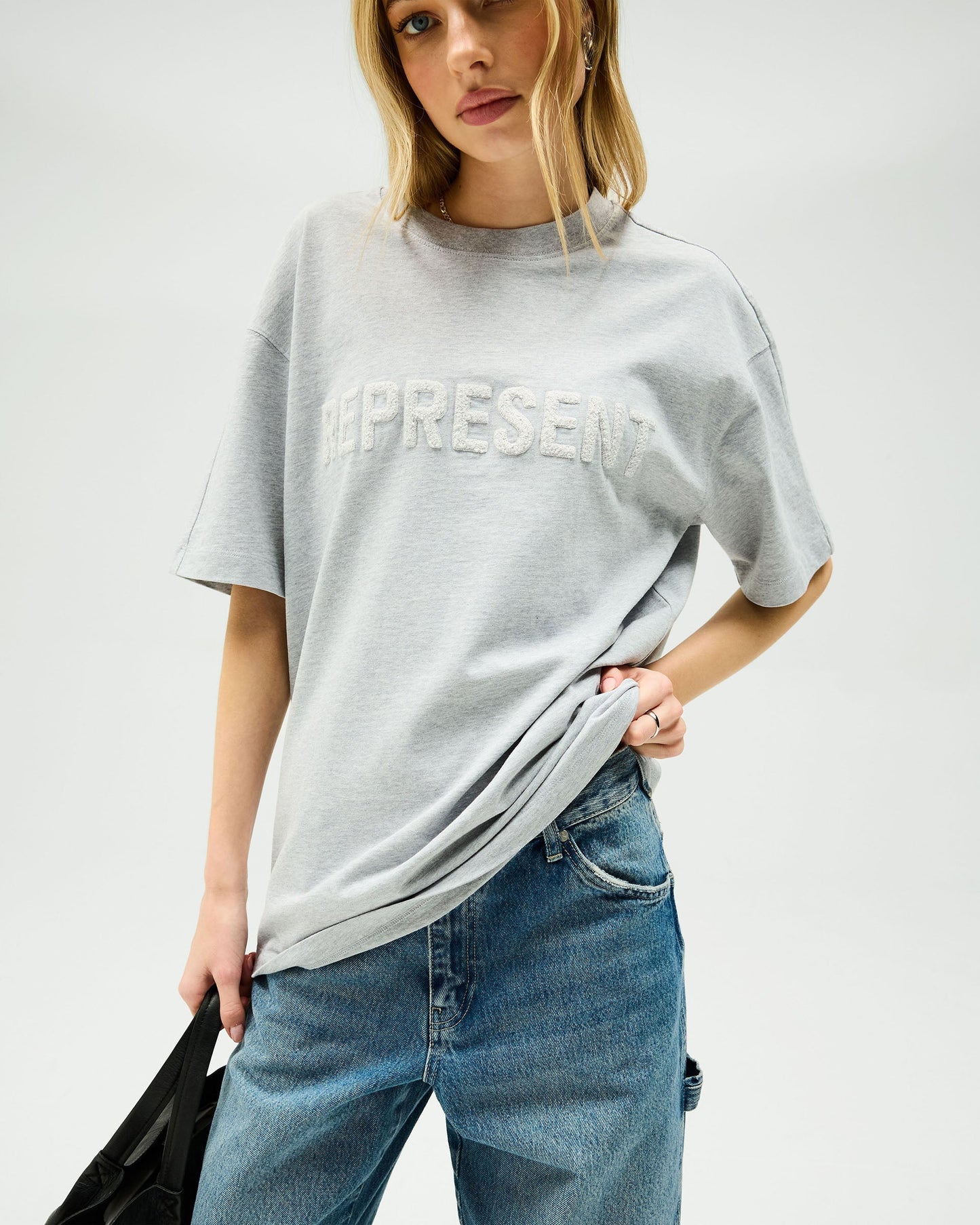 Owners Club Boyfriend T-Shirt - Grey Marl