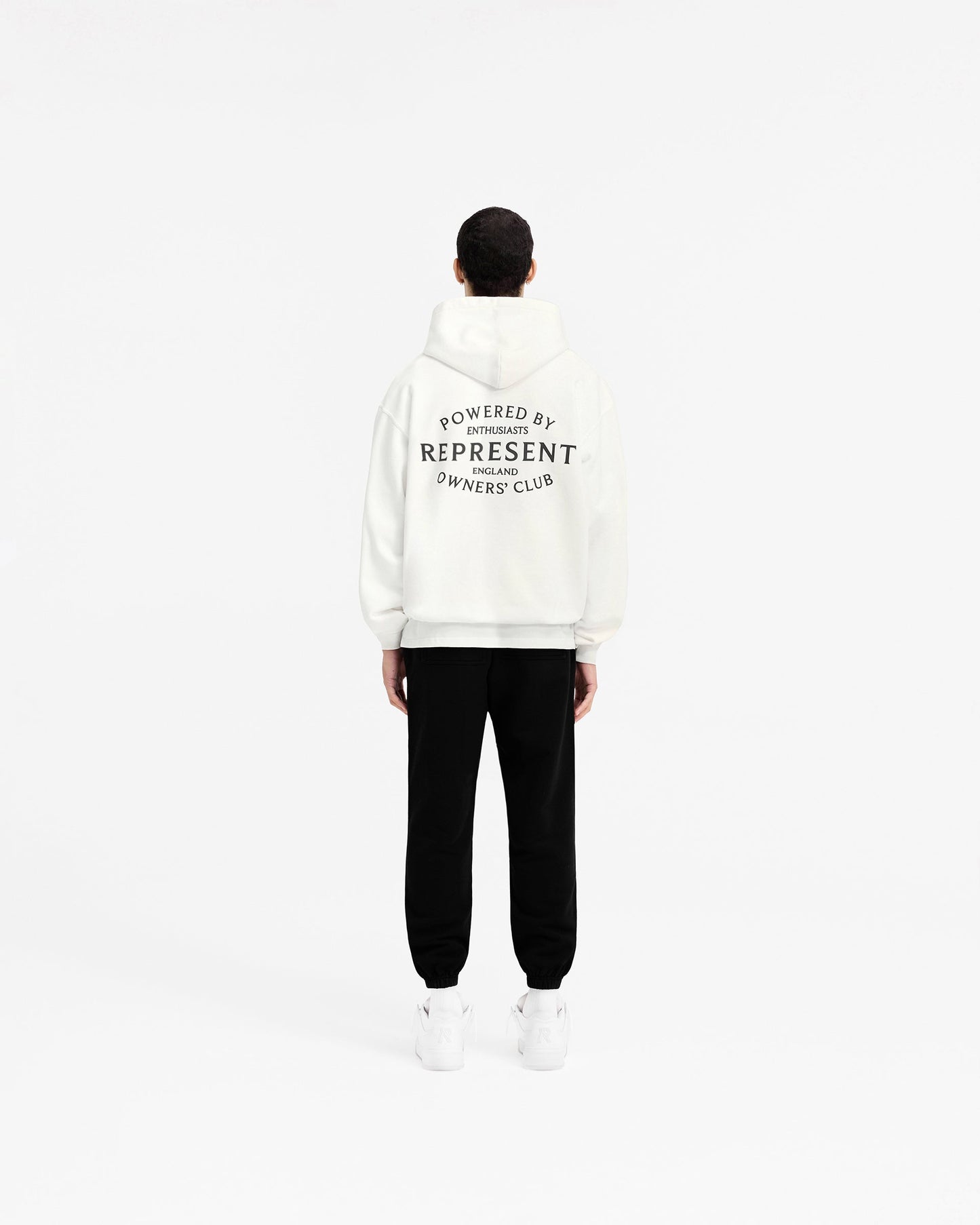 Represent Owners Club Stamp Hoodie - Flat White