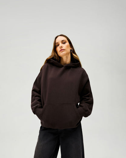 Owners Club Boyfriend Hoodie - Black Coffee