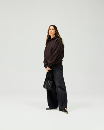 Owners Club Boyfriend Hoodie - Black Coffee