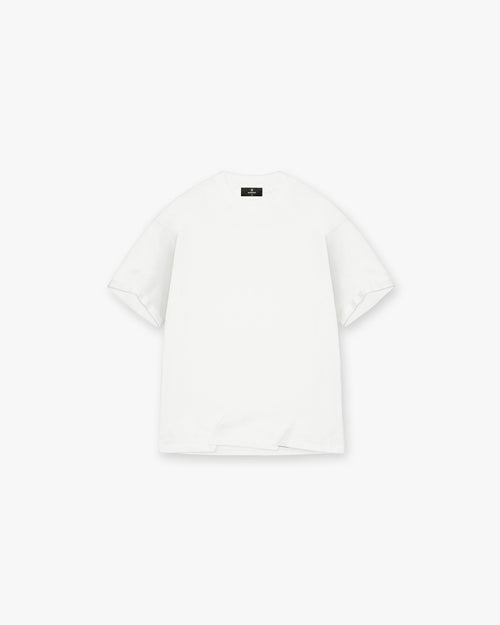 Initial Oversized T-Shirt - Flat White