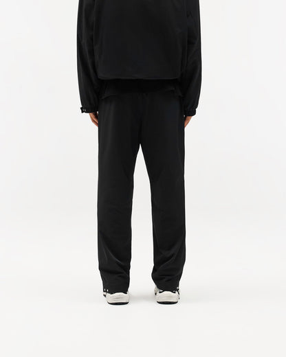 Initial Nylon Track Pant - Black