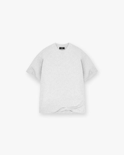 Initial Oversized T-Shirt - Ice Grey Marl
