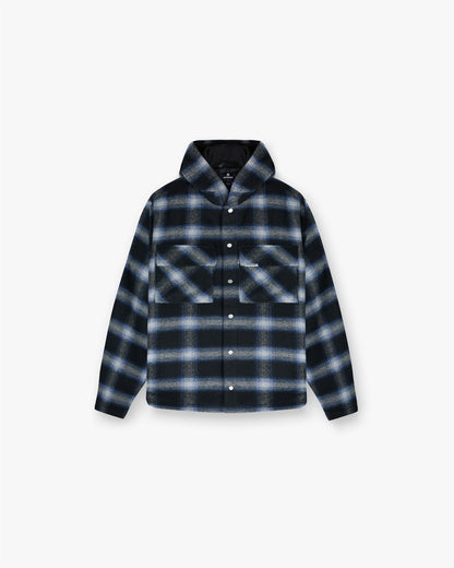 Hooded Overshirt - Midnight Navy
