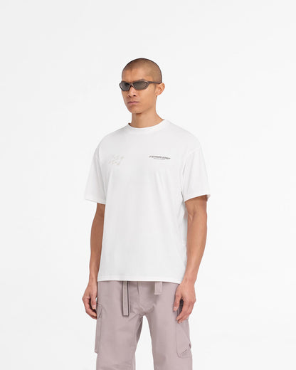247 Future Terrains Oversized T-Shirt - Flat White