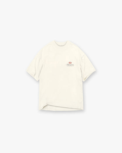 Grand Vintage Hand Drawn T-Shirt - Aged White