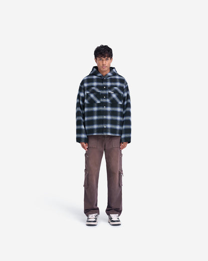 Hooded Overshirt - Midnight Navy