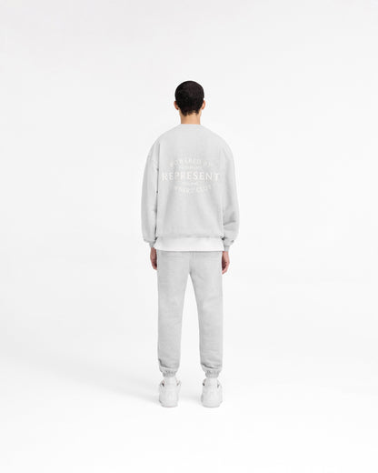 Represent Owners Club Stamp Sweater - Ash Grey