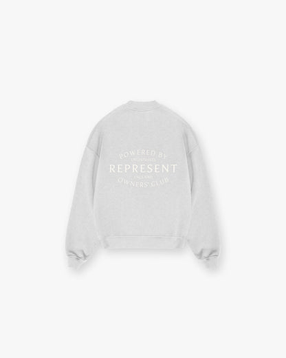 Represent Owners Club Stamp Sweater - Ash Grey