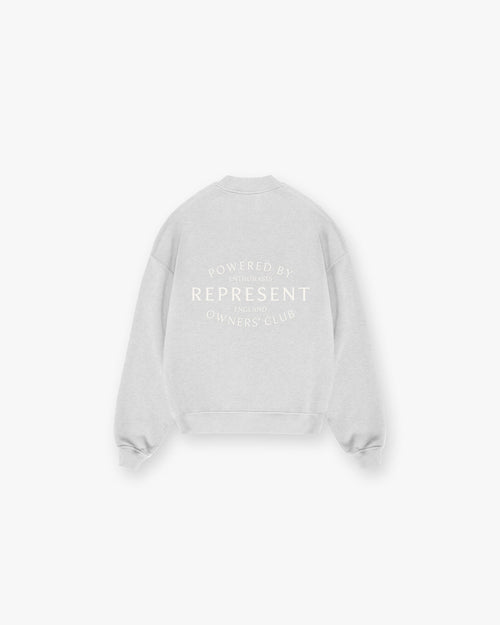 Represent Owners Club Stamp Sweater - Ash Grey